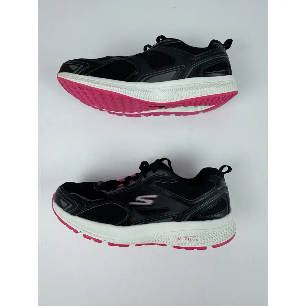 Skechers Go Run Consistent 128075W Sz. 8.5 Women’s Black/Pink Sneakers
